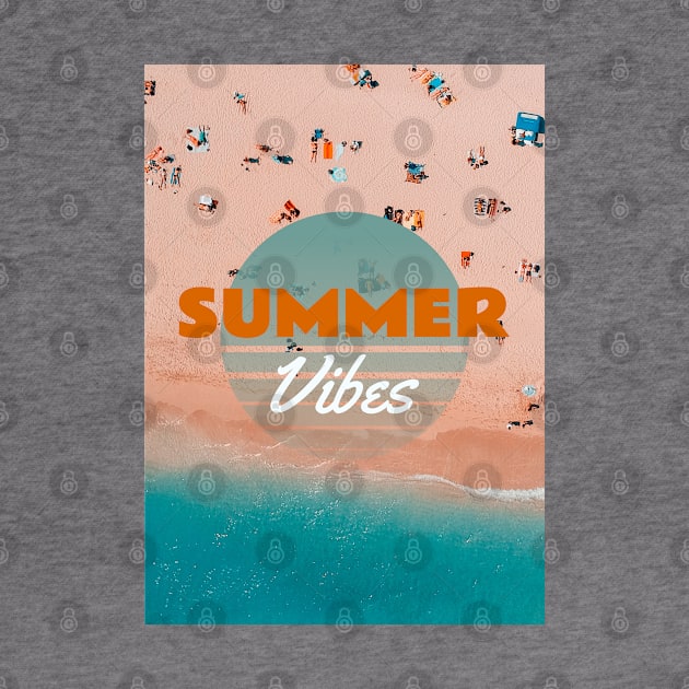 Summer Vibes Beach by Batcat Apparel